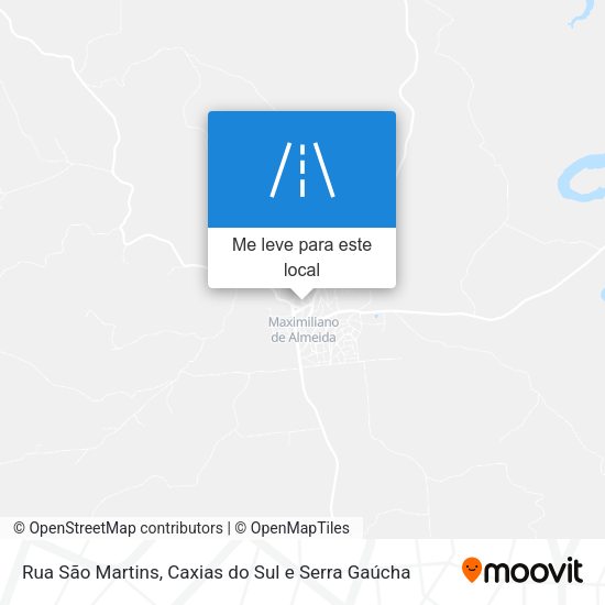 Rua São Martins mapa