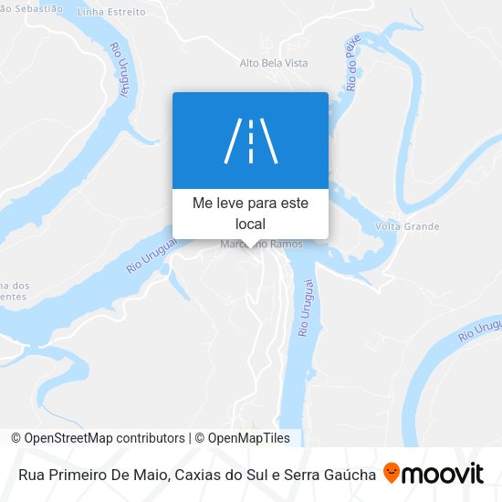 Rua Primeiro De Maio mapa