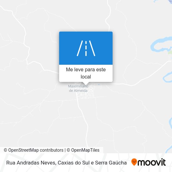 Rua Andradas Neves mapa