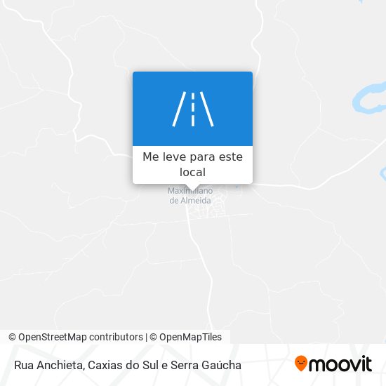 Rua Anchieta mapa