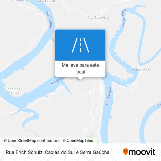Rua Erich Schulz mapa