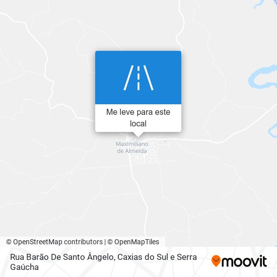 Rua Barão De Santo Ângelo mapa