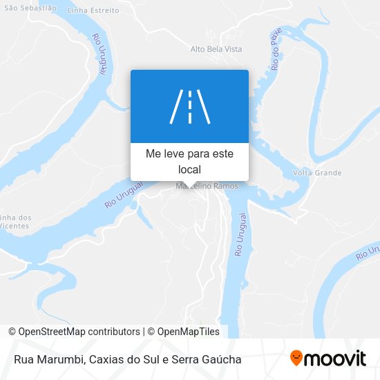 Rua Marumbi mapa