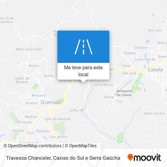 Travessa Chanceler mapa