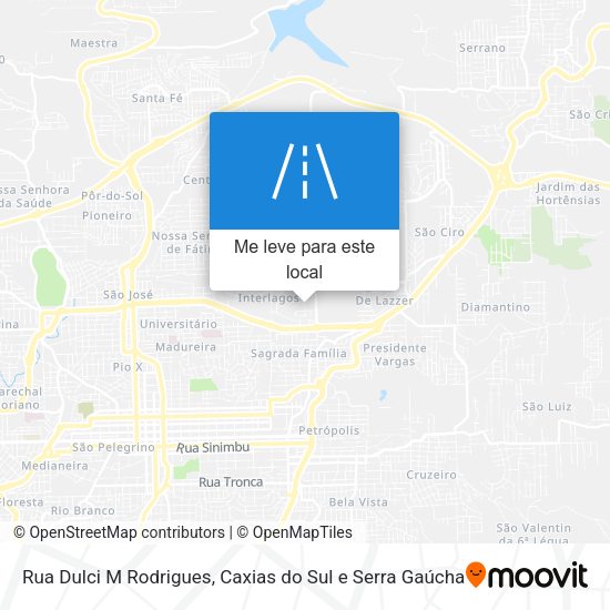 Rua Dulci M Rodrigues mapa