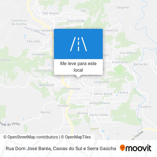 Rua Dom José Baréa mapa