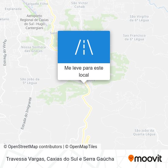 Travessa Vargas mapa