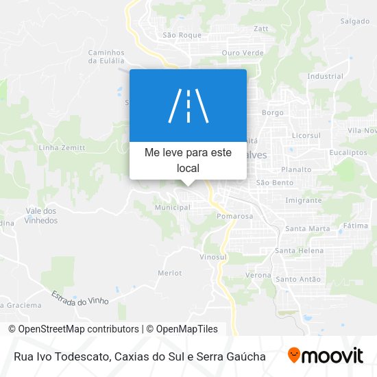 Rua Ivo Todescato mapa