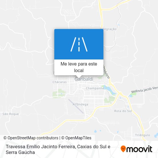Travessa Emílio Jacinto Ferreira mapa