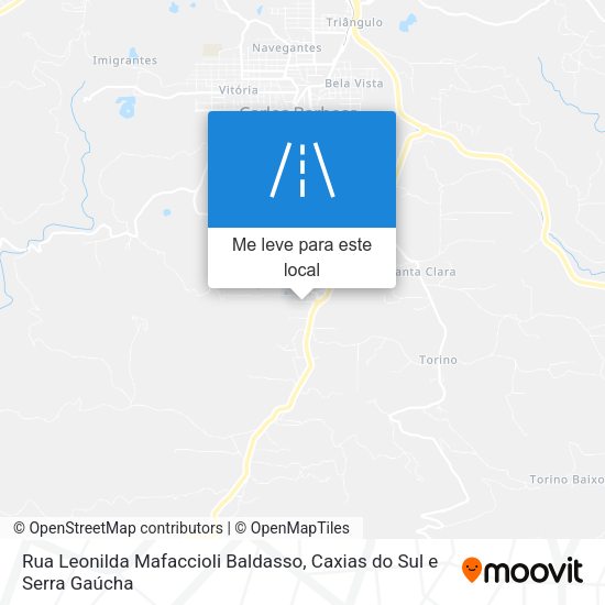 Rua Leonilda Mafaccioli Baldasso mapa