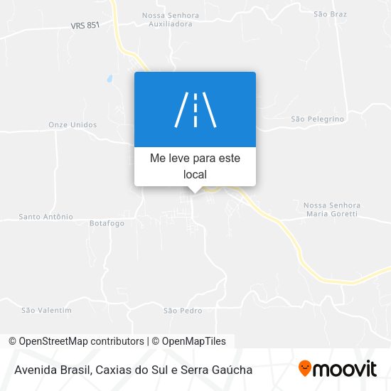 Avenida Brasil mapa