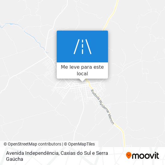 Avenida Independência mapa