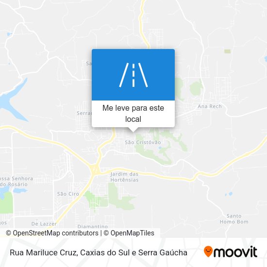 Rua Mariluce Cruz mapa
