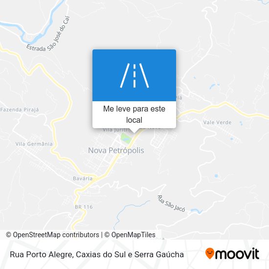 Rua Porto Alegre mapa