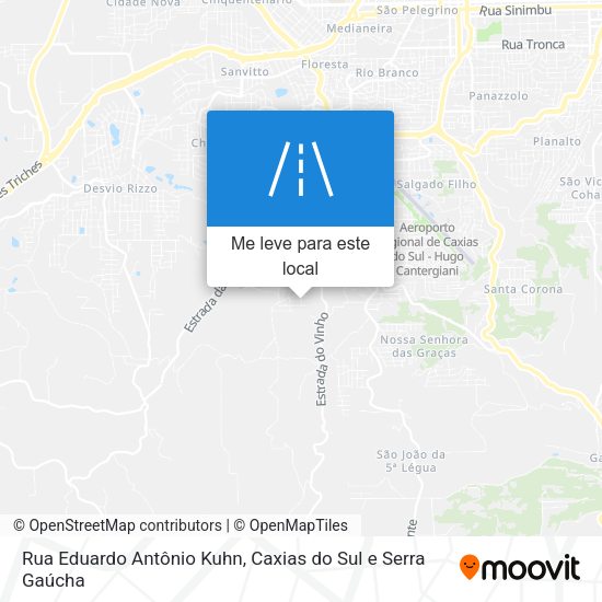 Rua Eduardo Antônio Kuhn mapa