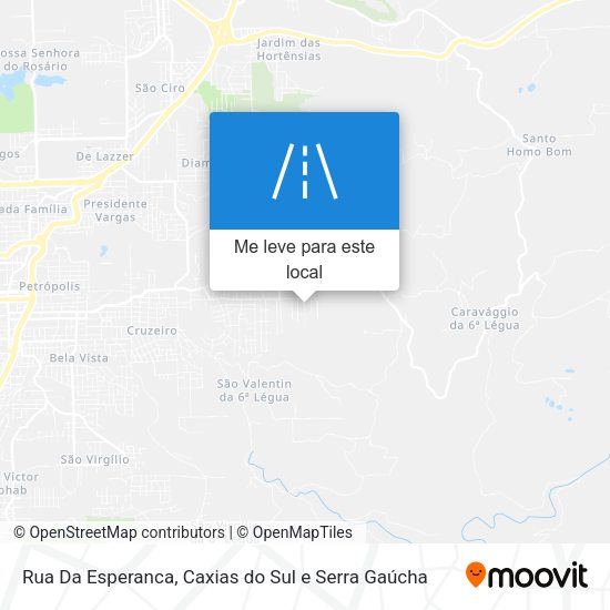 Rua Da Esperanca mapa