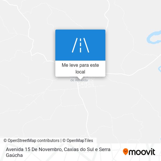 Avenida 15 De Novembro mapa