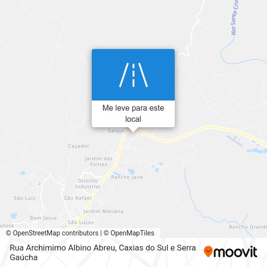 Rua Archimimo Albino Abreu mapa