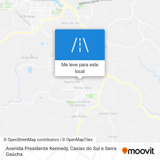 Avenida Presidente Kennedy mapa