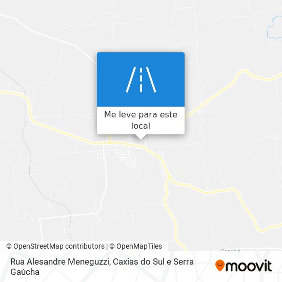 Rua Alesandre Meneguzzi mapa