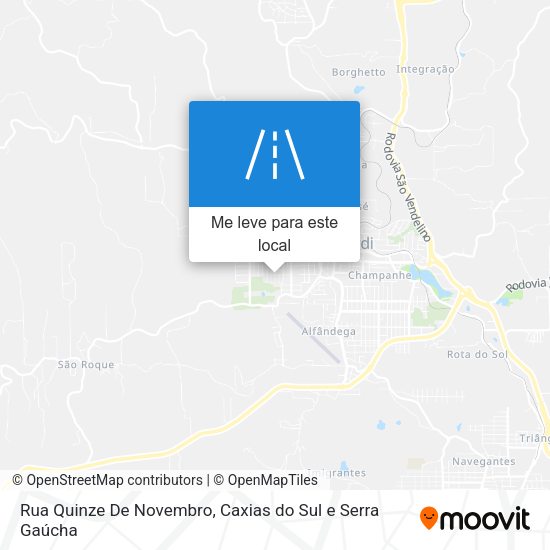 Rua Quinze De Novembro mapa