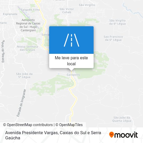 Avenida Presidente Vargas mapa