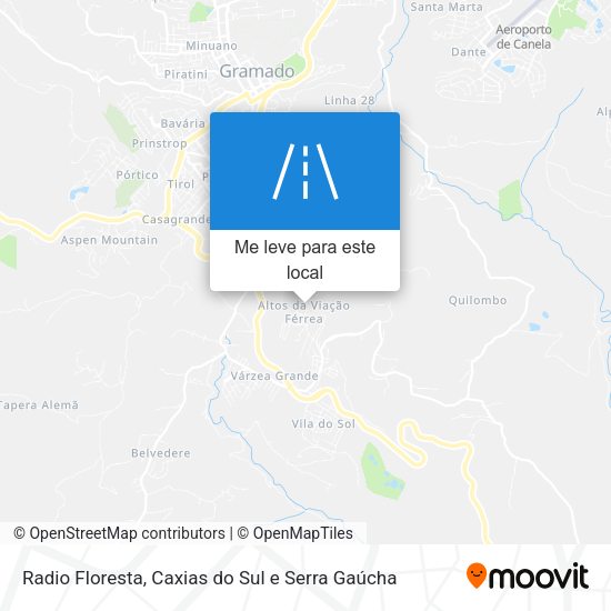 Radio Floresta mapa