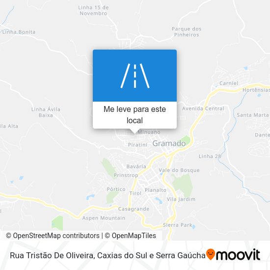 Rua Tristão De Oliveira mapa