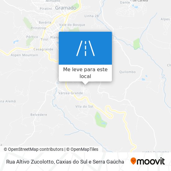 Rua Altivo Zucolotto mapa