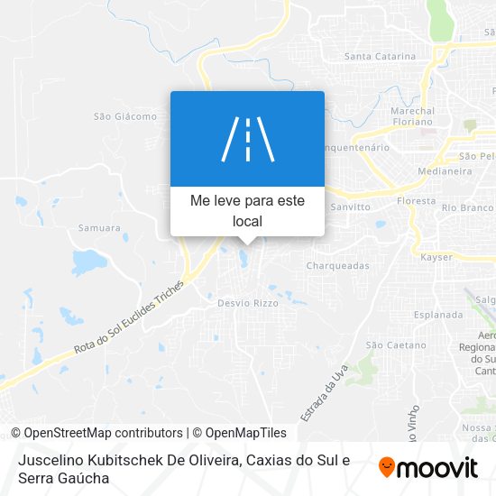 Juscelino Kubitschek De Oliveira mapa