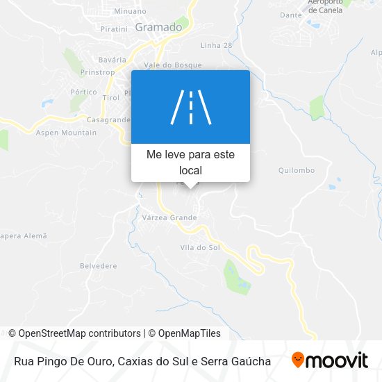 Rua Pingo De Ouro mapa