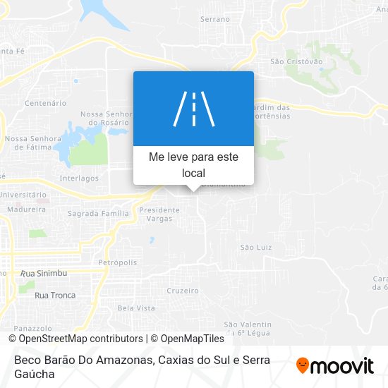 Beco Barão Do Amazonas mapa