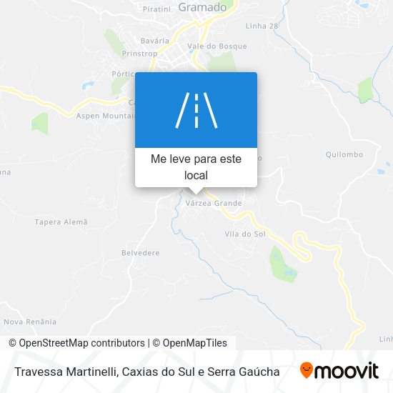 Travessa Martinelli mapa