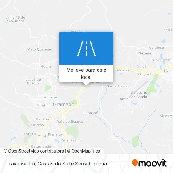 Travessa Itu mapa
