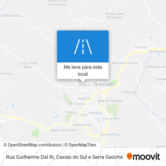 Rua Guilherme Dal Ri mapa