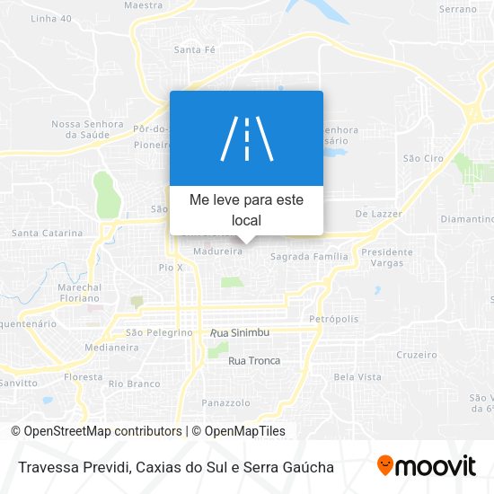 Travessa Previdi mapa