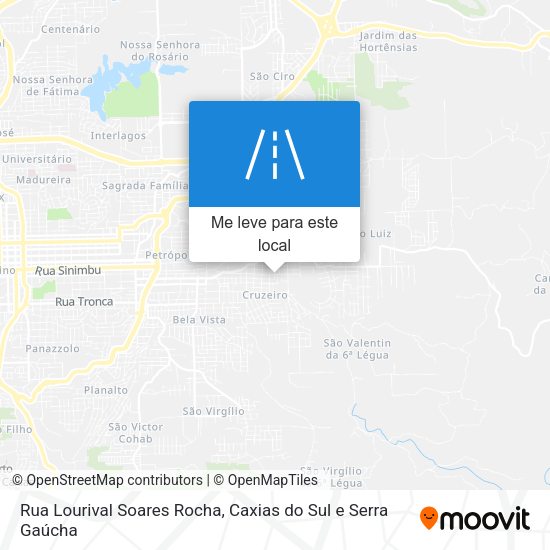 Rua Lourival Soares Rocha mapa