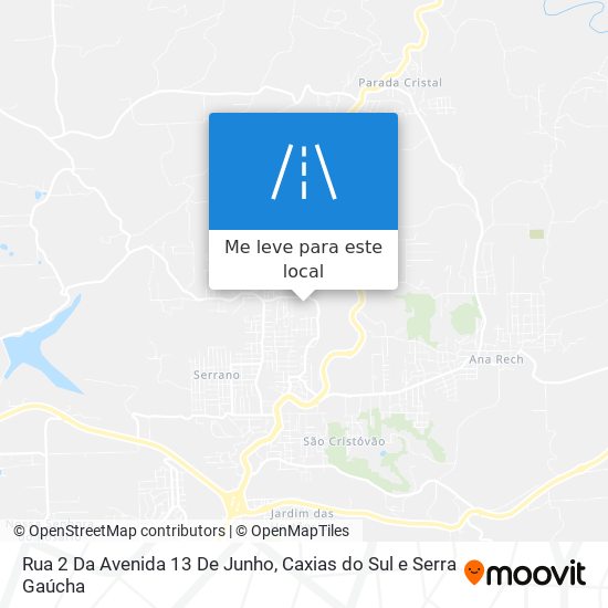 Rua 2 Da Avenida 13 De Junho mapa