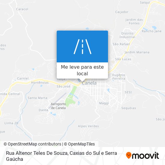 Rua Altenor Teles De Souza mapa