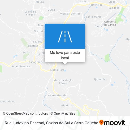 Rua Ludovino Pascoal mapa