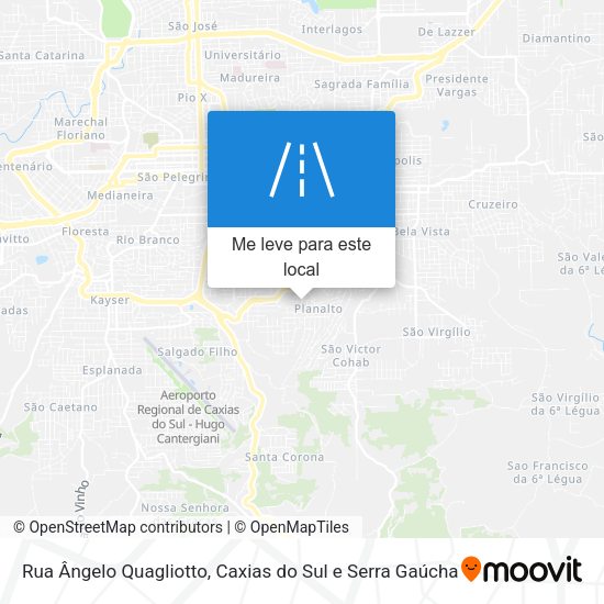 Rua Ângelo Quagliotto mapa