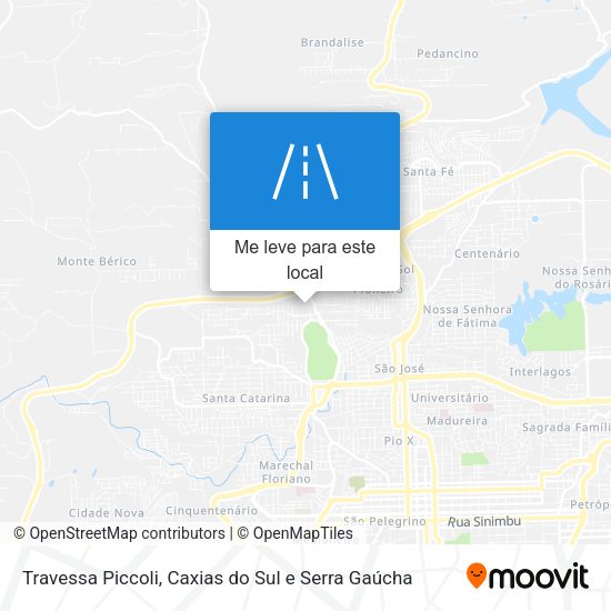 Travessa Piccoli mapa