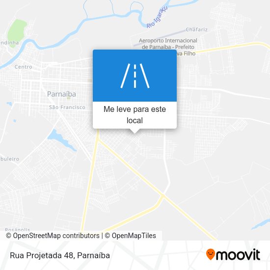 Rua Projetada 48 mapa