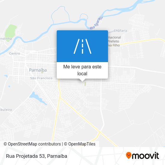 Rua Projetada 53 mapa