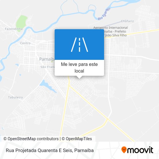 Rua Projetada Quarenta E Seis mapa