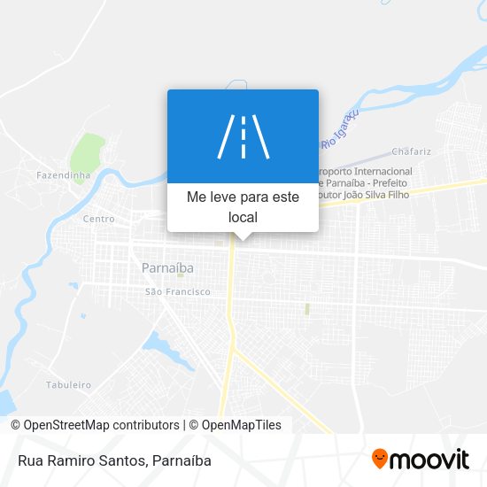 Rua Ramiro Santos mapa