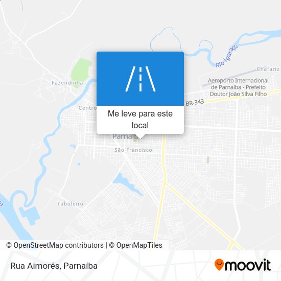 Rua Aimorés mapa