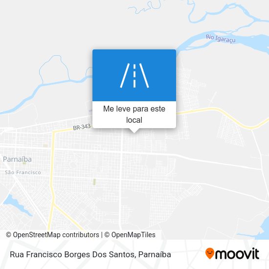 Rua Francisco Borges Dos Santos mapa