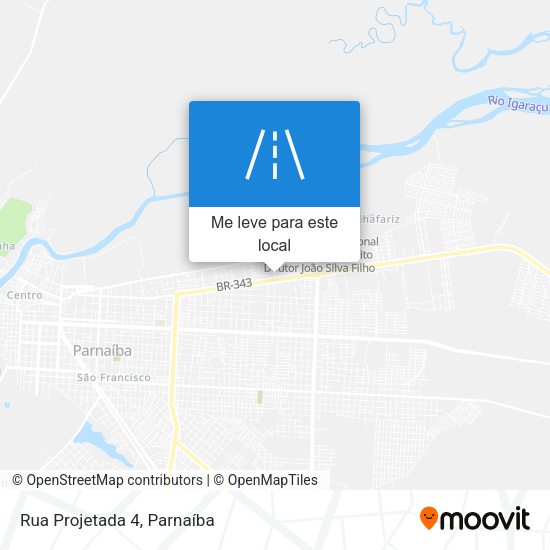 Rua Projetada 4 mapa