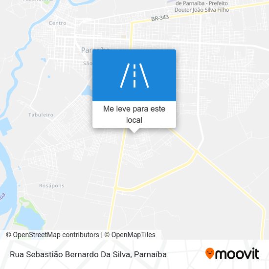 Rua Sebastião Bernardo Da Silva mapa